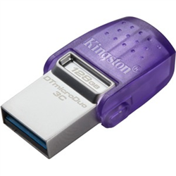 128GB DT MICRODUO 3C 200MB/s DUAL USB-A + USB-C