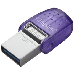 64GB DT MICRODUO 3C 200MB/s DUAL USB-A + USB-C
