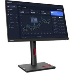 LENOVO ThinkVision T23i-30 23' FHD IPS Monitor 1920x1080 16:9 Anti-Glare Height Adjustable Titl Swivel Pivot 4xUSB3.2 Hub VGA DP HDMI Audio 3yr wty