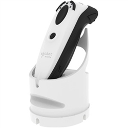 DuraScan D720 Linear Barcode Plus QR Code Reader White White Charging Dock