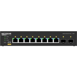 Netgear 8-PORT Managed L2 Switch POE+(8) 220W- SFP+ Av LINE(2)- Life WTY