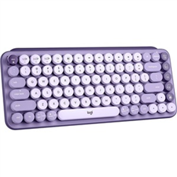 Pop Keys Wireless Mechanical Keyboard With EMOJI - Cosmos Lavender