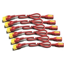 Apc Power Cord Kit (6 EA)- LOCKING- C13 To C14- 1.8M- Red