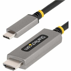 10ft (3m) USB-C to HDMI Adapter Cable 8K 60Hz 4K 144Hz HDR10 USB Type-C to HDMI 2.1 Video Converter Cable USB-C DP Alt Mode/USB4/Thunderbolt 3/4 Compatible - USB-C Laptop to HDMI Monitor
