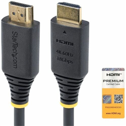 4m Premium Certified High Speed HDMI Cable 4K 60Hz/1440p 144Hz HDR10/HDCP 2.2/ARC 18Gbps UHD HDMI 2.0 Cord for TV/Monitor/Display TPE Jacket