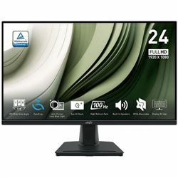 Pro MP245G 24in FHD 100Hz IPS Business Monitor - 1920 x 1080 - HDMI VGA DisplayPort - Speakers - Tilt Adjustable - 100x100 VESA - Internal Power EPEAT Silver - 4 Years Warranty