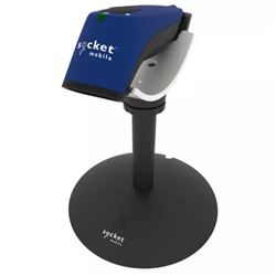 SocketScan S720 Linear Barcode QR Code Reader Blue Charging Stand