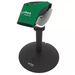 SocketScan S720 Linear Barcode QR Code Reader Green Charging Stand