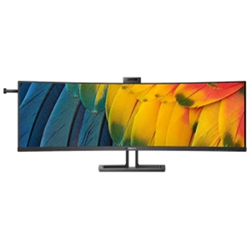 45B1u6900ch Dual QHD 5120X1440 75HZ Curved 32:9 W-LED 4MS HDMI/DP/USB-C 100W Docking DP-OUT Speakers BUILT-IN 5M WEBCAM Supports Windows Hello RJ45/KVM Ergo Smart Stand VESA 4 Yrs Warranty
