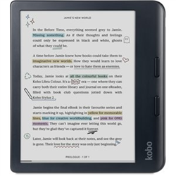 Kobo Libra Colour 7IN E Ink KaleidoTM 3 Color Display Kobo Stylus 2 Compatibility Waterproof Black