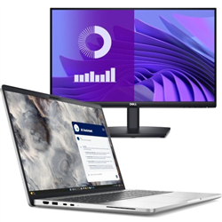 Dell Pro 16 Plus PB16250 16in FHD+ (1920x1200) Ultra 5 236V vPro CoPilot+ 16GB RAM Onboard 512GB SSD Backlit KB FHD HDR IR Cam 3-Cell 55W Windows11 Pro 3Y PS+$79 DELL 24IN E2425HS