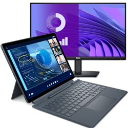 Dell Latitude 7350 Detachable 13in 3K 2880x1920 Ultra 7 164U 16GB DDR5 256GB SSD - Detachable KB & Pen Incl HDR IR Front Cam 3-Cell 46.5W Windows 11 Pro 3YPS+$79 DELL 24IN E2425HS