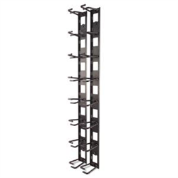 Apc (AR8442) Vertical Cable ORGANIZER- 8 Cable RINGS- Zero U(SET Of 2)