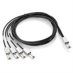 Hp 2M External MINI-SAS TO4X1MINI-SAS Cable