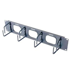 Apc (AR8428) 2U Horizontal Cable Organizer W/ PASS-THRU Black