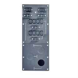 Apc (SBP10KRMI4U) SRV Bypass PANEL- 230V; 100A; MBB; HW IN; IEC-320 OUT- (8) C13 (2) C19