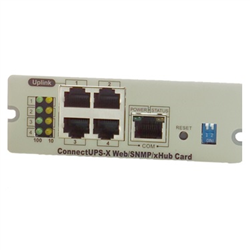 Eaton X-SLOT CONNECTUPS SNMP/WEB ADAPTOR (FOR 9X55- 9395- 9395P)- 1YR
