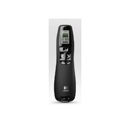 Logitech R800 Wireless Presentation REMOTE-LCD DSIPLAY-2.4GHZ USB RECEIVER-BLACK-30M Range