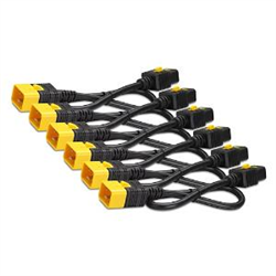Apc (AP8712S) Power Cord Kit (6 EA)- LOCKING- C19 To C20- 0.6M