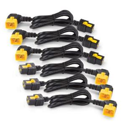 Apc (AP8714R) Power Cord Kit (6 EA)- LOCKING- C19 To C20 (90 DEGREE)- 1.2M