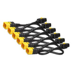 Apc (AP8714S) Power Cord Kit (6 EA)- LOCKING- C19 To C20- 1.2M Black