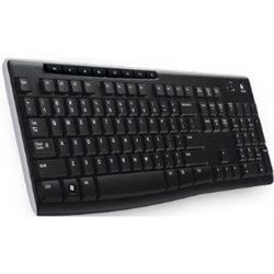 Logitech K270 Wireless KEYBOARD- 2.4GHZ Wireless NANO RECEIVER- 3YR WTY