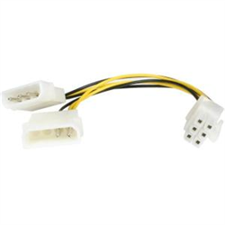 6In LP4 To 6 Pin PCI Express Video Card Power Cable Adapter