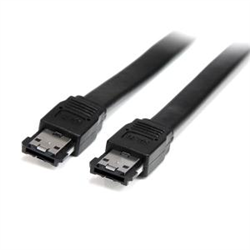 6 ft Shielded External eSATA Cable M/M - 6ft External SATA Cable - 6ft eSATA Cable