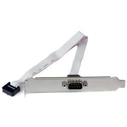 16in (40cm) 9 Pin Serial Male to 10 Pin Motherboard Header Slot Plate - motherboard Serial Port Adapter
