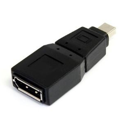 Mini DisplayPort to DisplayPort Adapter Converter - Mini DP (m) to DP (f) Converter Adapter