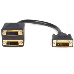 Startech 30CM DVI-D To 2X DVI-D Digital Video Splitter Cable - M/F- LTW