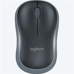 Logitech M185 Wireless Mouse -GREY- 2.4GHZ USB RECEIVER- Plug & PLAY- BUTTON(3) - 3YR WTY