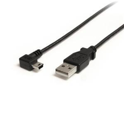 Startech 09M/3FT Mini USB2.0 A To USB MINI-B CABLE- M/M- Right ANGLE- LTW