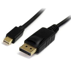 Startech 2M Mini Display To Display 1.2 CABLE- 4K- Support DPCP- HDCP- BLACK- LTW