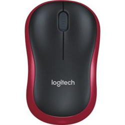 Logitech M185 Wireless Mouse -RED- 2.4GHZ USB RECEIVER- Plug And Play - 3YR WTY