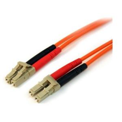 Startech 2M Fiber Optic Cable - MULTIMODE Duplex 50/125 - LSZH - LC/LC- LTW