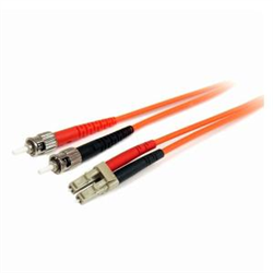 3m Multimode 62.5/125 Duplex Fiber Patch Cable LC-ST