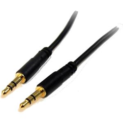 STARTECH 1.8m SLIM 3.5mm STEREO AUDIO CABLE - M/M - 3.5mm AUDIO CABLE LTW