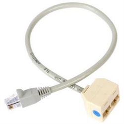 Startech RJ45 Splitter Cable Adapter - CAT5/CAT5E Cable DROP- LTW