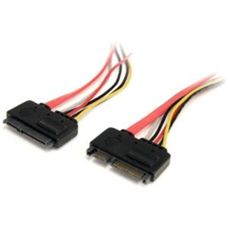 Startech 12 Inch 22 Pin SATA Power And Data Extension CABLE- LTW