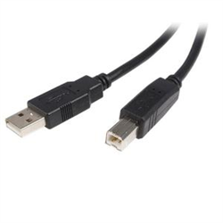 Startech 0.5M USB2.0 A To USB2.0 B CABLE- M/M- LTW