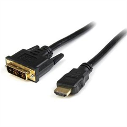 Startech 1M HDMI To DVI-D Adapter CABLE- BLACK- LTW