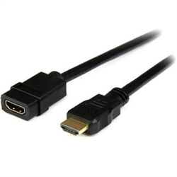 Startech 2M HDMI Extension CABLE- 4K X 2K- M/F- BLACK- LTW
