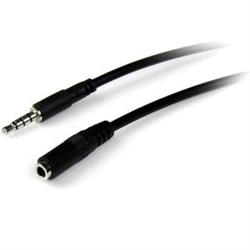 1m 3.5mm 4 Position TRRS Headset Extension Cable - M/F - audio Extension Cable for iPhone