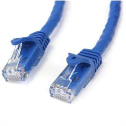 Startech 0.5M CAT6 ETHERNET Cable Blue 650MHZ 100W SNAGLESS Patch CORD- LTW
