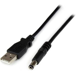 STARTECH 1M USB A TO 5.5mm DC BARREL CONNECTOR (5V)- LTW