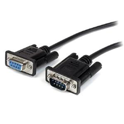 Startech 3M Black Straight Through Serial Cable - DB9 M/F