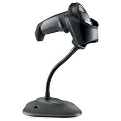 Zebra LI2208 Black Standard Range 1D Handheld Corded Barcode Scanner Kit – Scanner, Shielded USB Cable & Stand Included