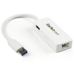 STARTECH USB 3.0 TO GbE ADAPTER- USB 3.0(1)- WHITE- 2YR