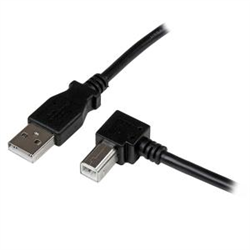 Startech 1M USB2.0 A To USB2.0 B CABLE- M/M- Right ANGLE- LTW